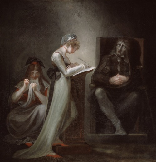 Milton Dictating to His Daughter, Henry Fuseli, 1794