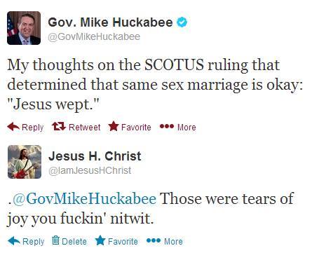 I didn’t know Mike Huckabee was a Hellraiser fan. =o