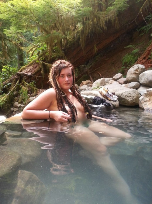 Porn Pics delightfulpuggins:  Hot springs somewhere
