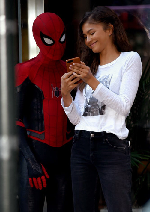 tomdayacandids:12/10/18: Spider-Man: Far From Home Filming (New York)