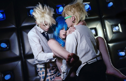 cosplaychina:  【DRAMAtical Murder 戲劇性謀殺】 蒼葉CN 君君 @君_Chun / Virus CN Akuna@Akuna社長 / Trip CN 日月妖 @日月妖_ALMA/ Photo by 釗京