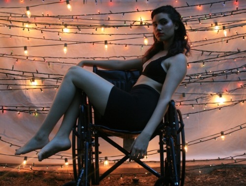 kittysmashh: chronicallyanactivist:  Thought I would share these photos of myself, I also took the pictures using a timer.  You can find my other work on Instagram @presleynassisephotography   (DISCLAIMER: Before anybody gets all upset, yes I am disabled!