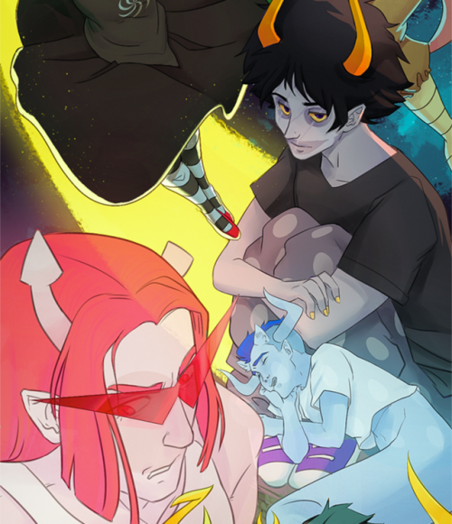 sollay-b: Happy 413, I literally started drawing this before Collide and sorta abandoned it until this year. Seriously the base sketch is so old. And here’s the full thing 
