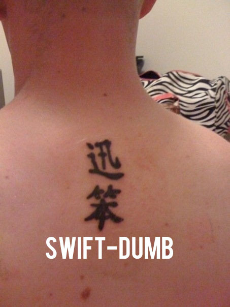 silktiesandshowingthighs:  buzzfeed:  You might want to get that translated before you actually get the tattoo.    Noway