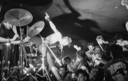 vaticanrust: Bauhaus live. Photo by Fin Costello.