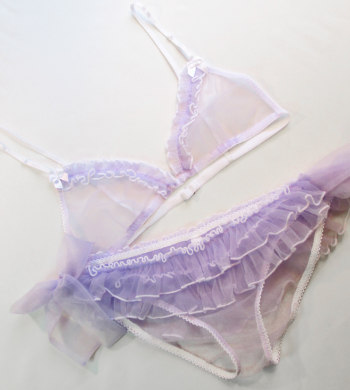 sosuperawesome:  Frilly sheer lingerie by porn pictures