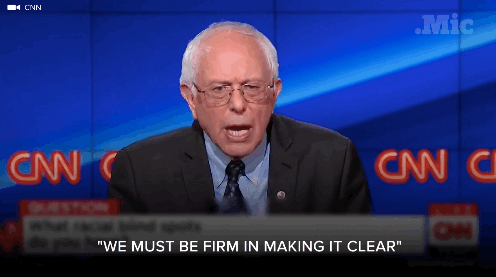 micdotcom:  When asked about racism and the criminal justice system at the Democratic debate Sunday night, Bernie Sanders gave the above answer. But not everyone was on board with his “ghetto” comment.