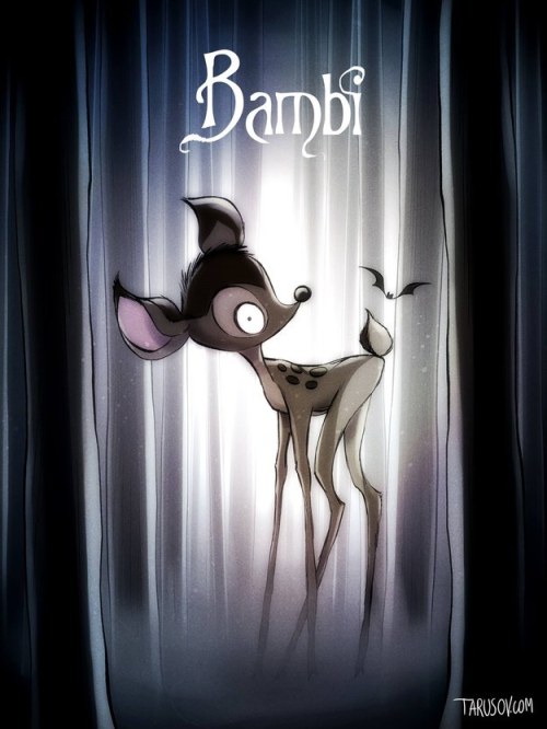 If Disney Movies Were Directed By Tim Burton - by Andrew Tarusov