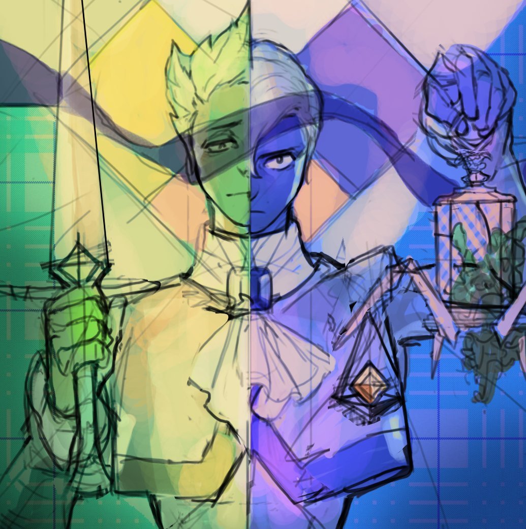courtshipping:  gaomonxx: Artist: https://twitter.com/666pigeonSource: https://twitter.com/666pigeon/status/871667798635925505