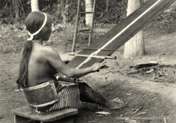     Igorot weaver, northern Luzon Island,