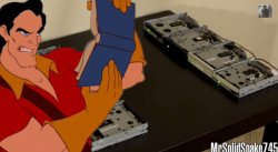 dorkly:  8 Floppy Drives Play “Gaston”