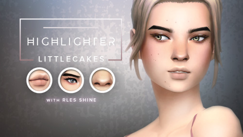 litttlecakes: Here’s the highlighter I was talking about in my previous post. It’s basic