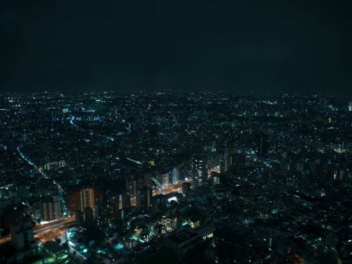 unearthedviews:JAPAN. Tokyo. 2015. A view from Soth’s hotel room. Park Hyatt Hotel is where Lost in 