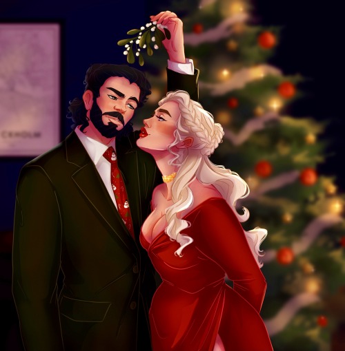 dracoignisworld: Christmas with the SnowsJon wants to host a big family Christmas. Dany thinks it&rs