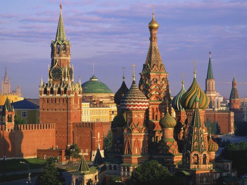 St. Basil Cathedral in Moscow, Russia (via tourist-destinations).