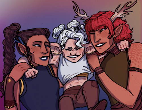 bisexualmollymauk:kamabr:missing these ladies too :’) (on twitter)[id: vex and keyleth pi