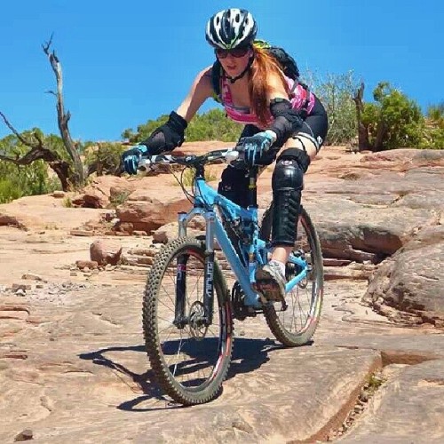 tabmt:  #montainbike #moab #utah #cycling #intense #skittlestamp #moadrim #montanagirl #downhill #bi