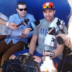 mets:  Neil Walker meets the NY media. #Mets  Welcome back baseball