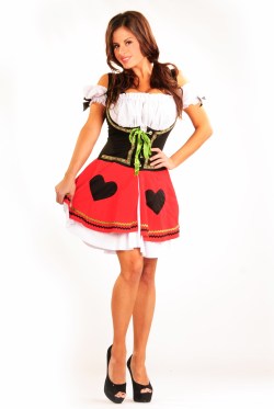For Halloween Wendy Fiore Dressed As A Simple German Girl. 