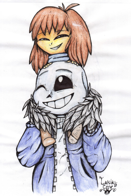Undertale 1 year anniversary! Yay!!!!&hellip;Sorry for my bad scanner&hellip; heh&hellip