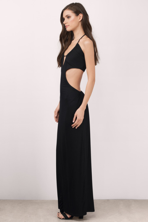 ilovemaxidresses: Cutout maxi dress