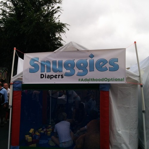 flamepaws:  thepizzafox:  diaperpuprawr:  nakeddavey:  vincentvangoo:  Some photos I found on Twitter and Instagram of the Snuggies booth at Folsom Street Fair 2014.  Wish I could go there sometime and wear diapers for snuggies for duration of the fair.