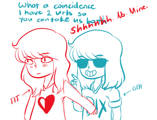 I make your asks an excuse to draw me fighting with…me #slapped her so hard she became transparent woops