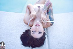 sglovexxx:  Venus Suicide - Morning Swim https://suicidegirls.com/girls/venus/album/1349006/morning-swim/