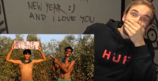 YouTube's biggest star PewDiePie causes controversy with 'Death to all Jews' video