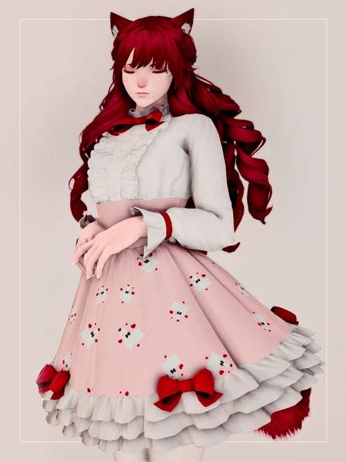  Freebie Valentione’s Day Dresses available on the CCM Discord