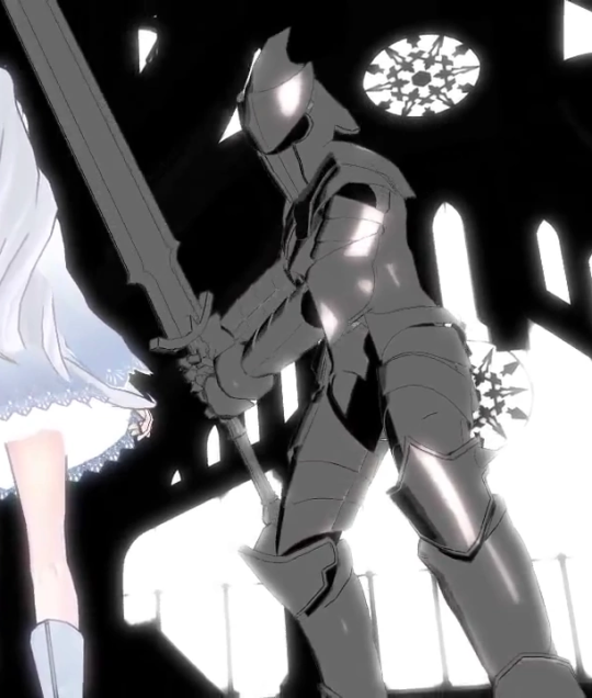 I may be hella late with catching this but the Knight Weiss Summons is literally her grandfather Nicolas Schnee’s armor, what a cool little nod to her defending the Schnee legacy!