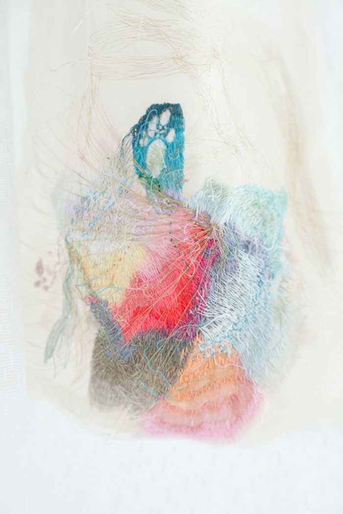 venterdesignstudio:  Yumiko Arimoto, another embroidery artist i discovered, imagine