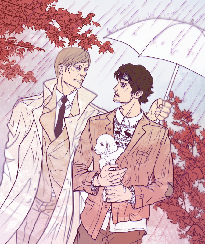 babushka-hi-hi:  My arts,   “Fluffy rain”  