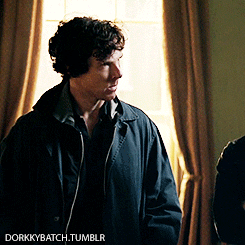 stephenstrvnge:  Sherlock + laughing 