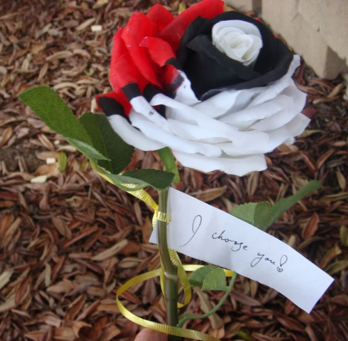 Pokeball Roses made by theelegantotaku