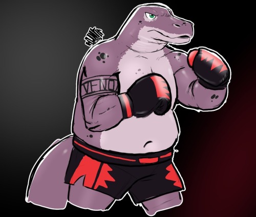 Q:Please draw a boxer reptile of your choice A: Fine heres a Komodo dragon watch out for those punch