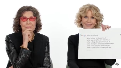 bthewai:Jane Fonda & Lily Tomlin Answer the Web’s Most Searched Questions | WIRED