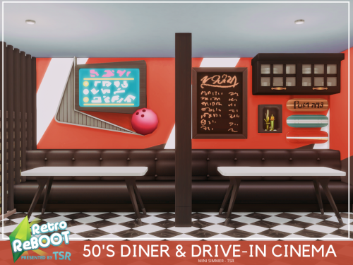  Retro ReBOOT - 50’s Diner and Drive-in CinemaThis creation is part of the Retro Reboot Coll