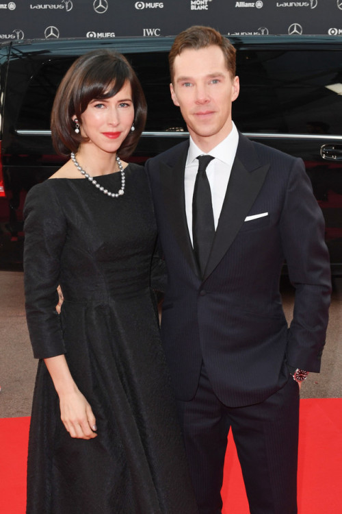 shigurerei: Host Benedict Cumberbatch attends the 2018 Laureus World Sports Awards at Salle des Etoi