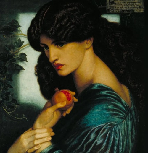 Detail | Proserpine By Dante Gabriel Rossetti, 1874