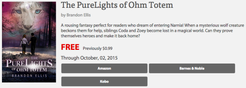 rifflebooks:Today only (10/2/2015), The PureLights of Ohm Totem is FREE from Riffle Select! Click 