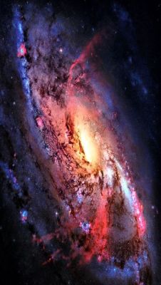 photos-of-space:  A super cool red and blue