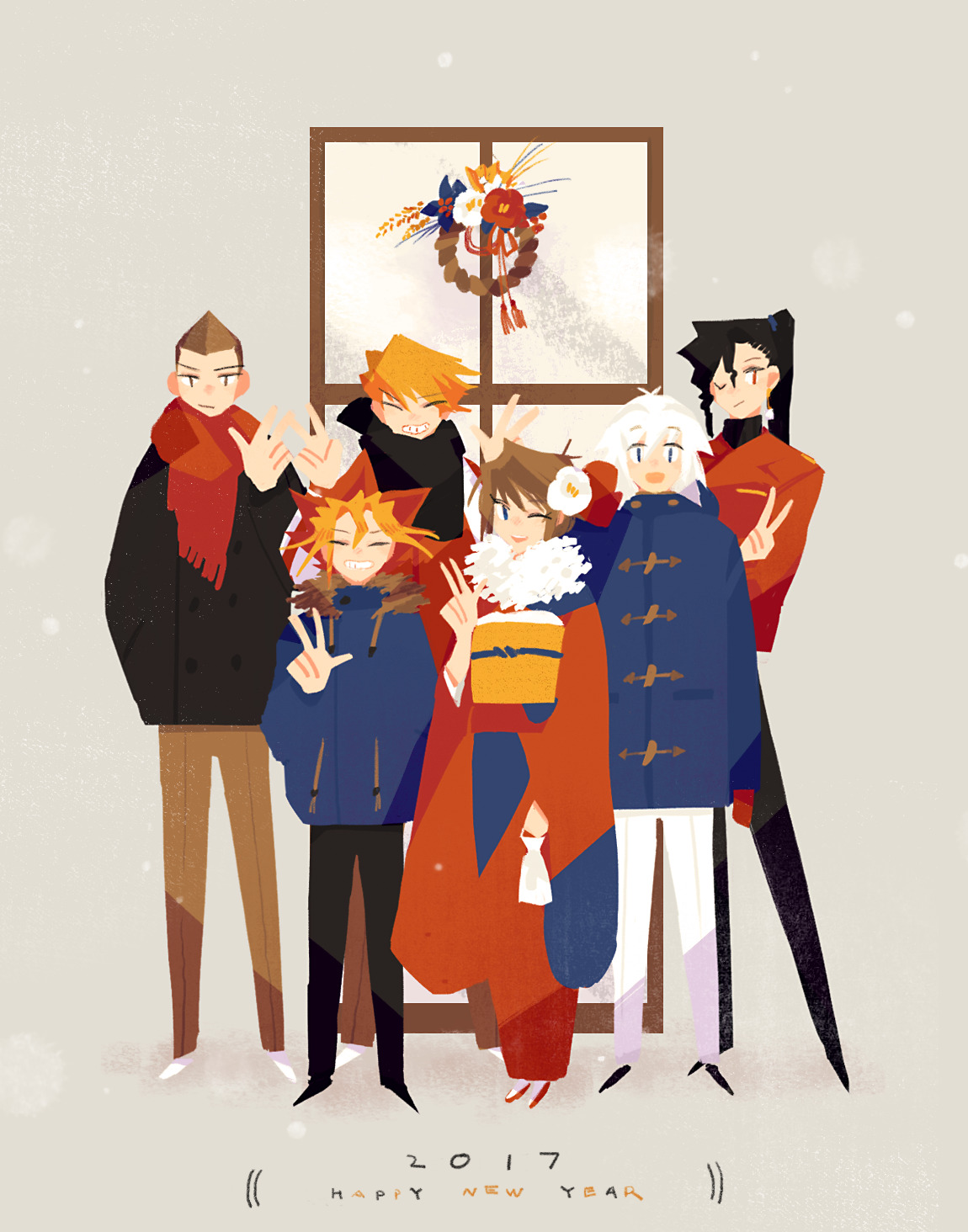 mrn9-fan: &lt;Happy New Year 2017&gt; making &amp; COFFEE color ver.