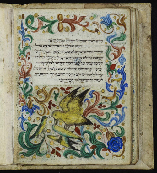 The foliate borders of LJS 41 – a 15C Italian production of the Book of Esther in Hebrew &ndas