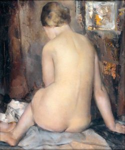 artbeautypaintings:  Bare back - Grigory