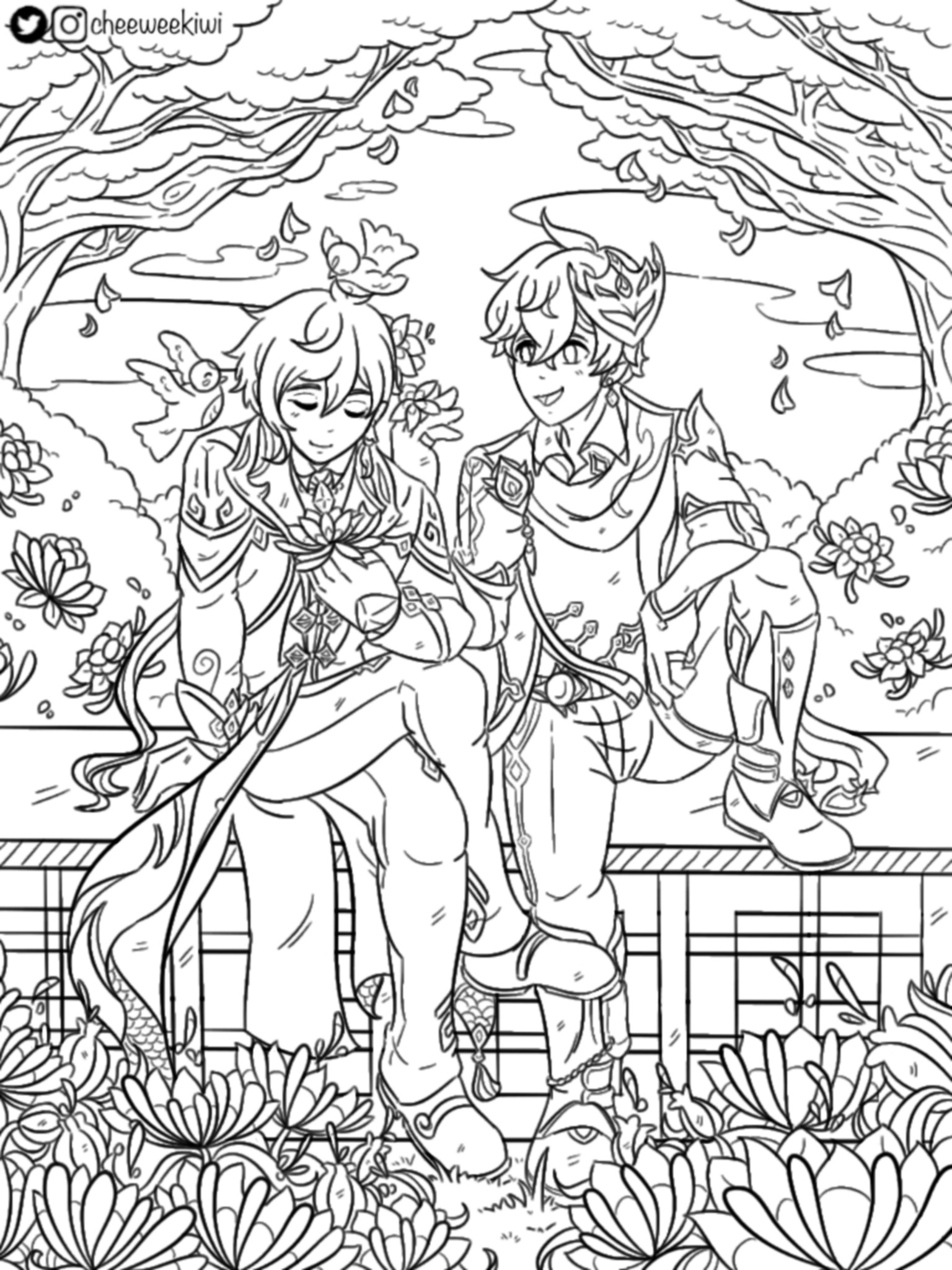 coloring page tumblr