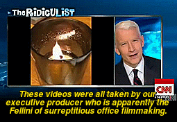 flutegirl0422:pyper1887:Anderson Cooper’s co-workers prank him on live TV (x).Reblogging again becau