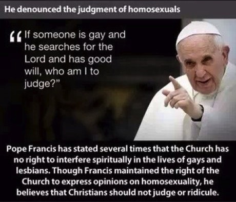 pottysmovingcastle:  mr-epicpantz:  I don’t care what you believe in, this is a great man.  HE DEMOTED A FRIGGIN CARDINAL FOR HIS ANTI-GAY COMMENTS. HE ROCKS. 