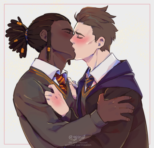 gjsxj0 - birthday gift for @artaline ❤harry potter au~happy...