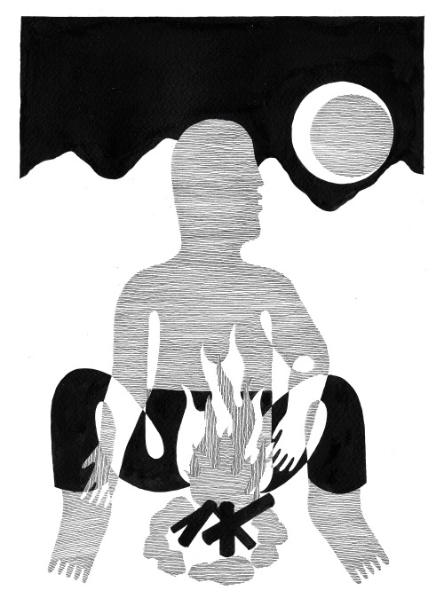 Lost, 2017, Lapiz Y Acuarela Sobre Papel.